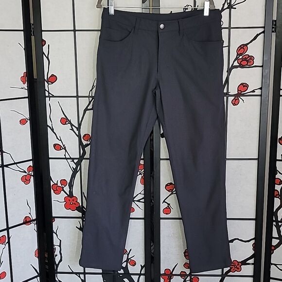 Lululemon ABC Slim Fit Pant in Obsidian Size 32 - Picture 1 of 11